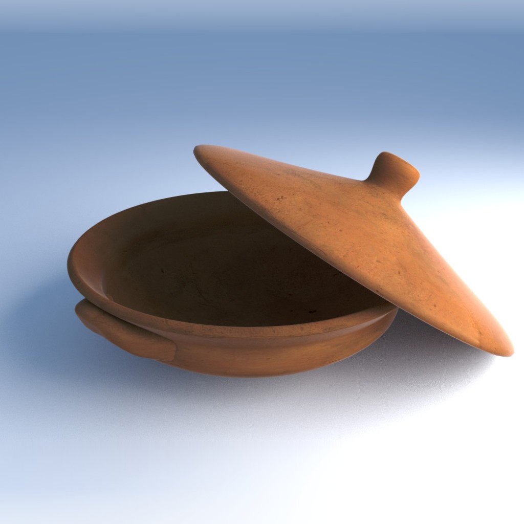 Ancient etruscan lopas (terracotta pan/pot) for cooking/stewing preview image 2
